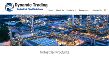 Tablet Screenshot of dynamictrading.net